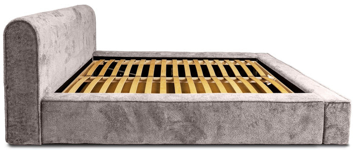 Trae Mobler Fatima 140 x 200 cm Gestoffeerd Bed Taupe