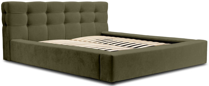 Trae Mobler Grace 160 x 200 cm Gestoffeerd Bed Bosgroen