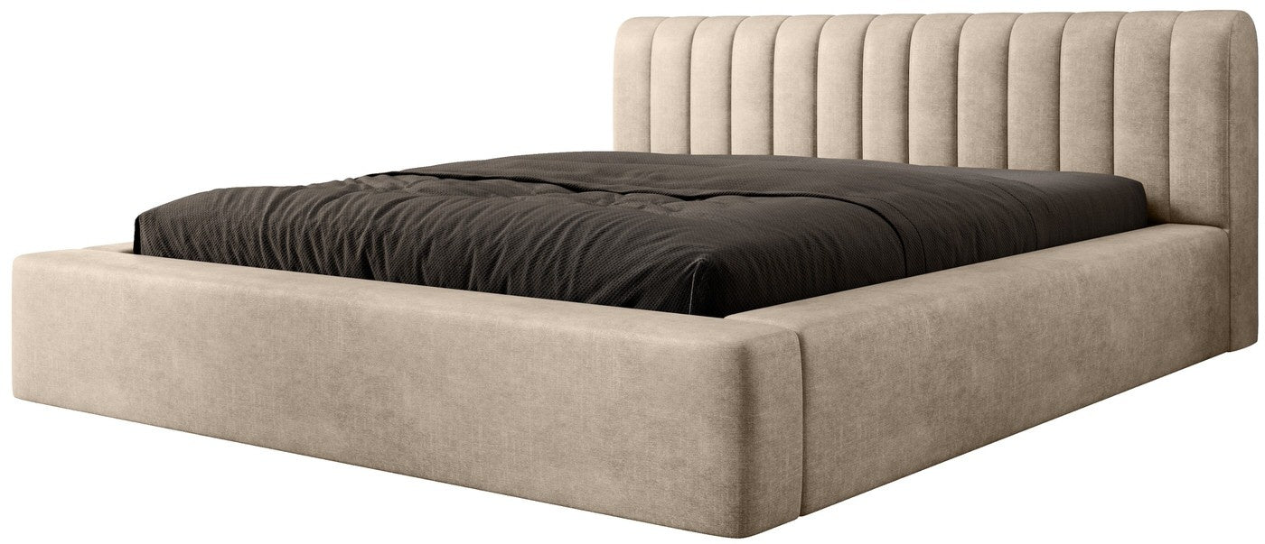 Trae Mobler Amira 180 x 200 cm Gestoffeerd Bed Zand