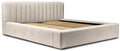 Trae Mobler Como 160 x 200 cm Gestoffeerd Bed Beige