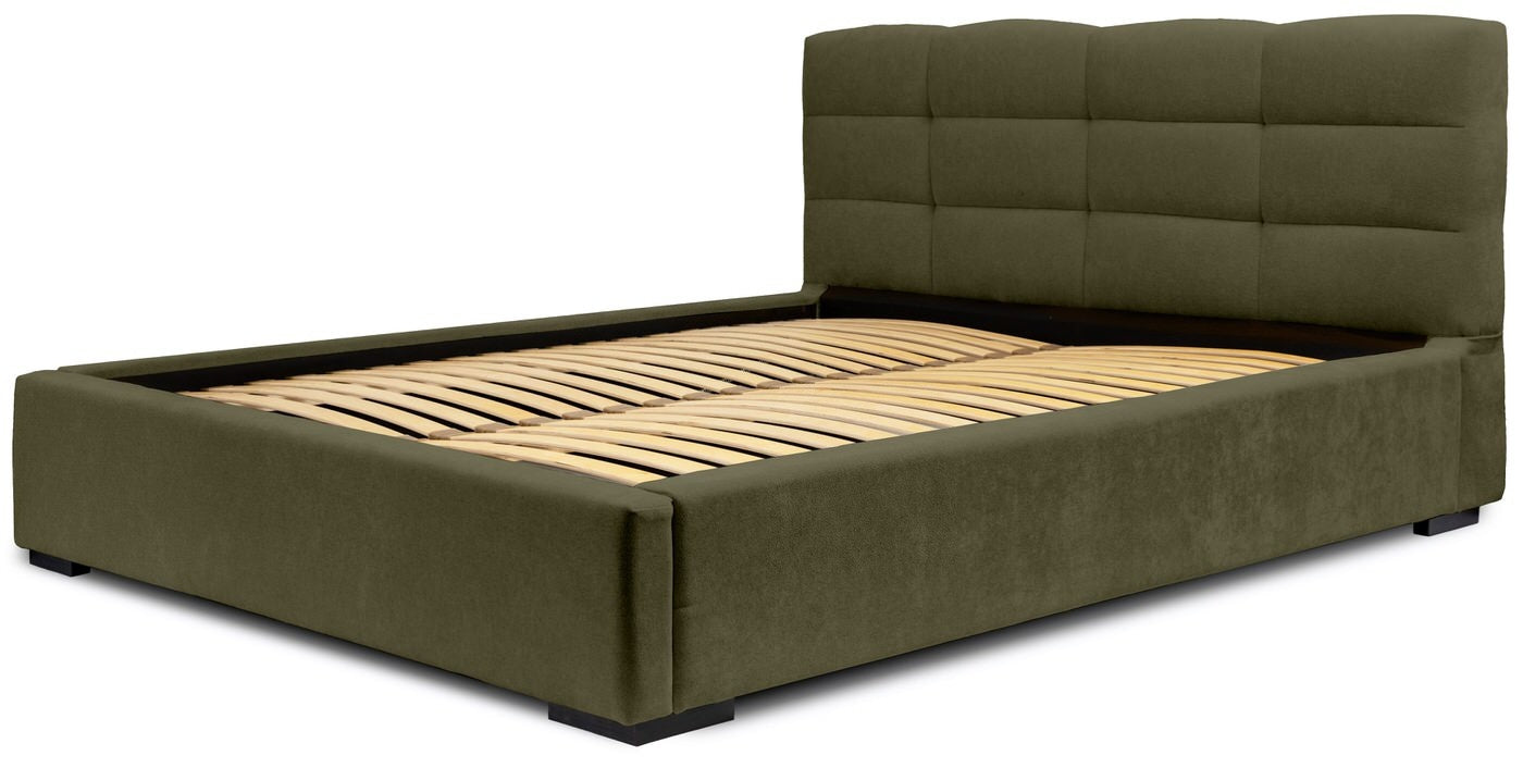 Trae Mobler Faro 180 x 200 cm Gestoffeerd Bed Bosgroen