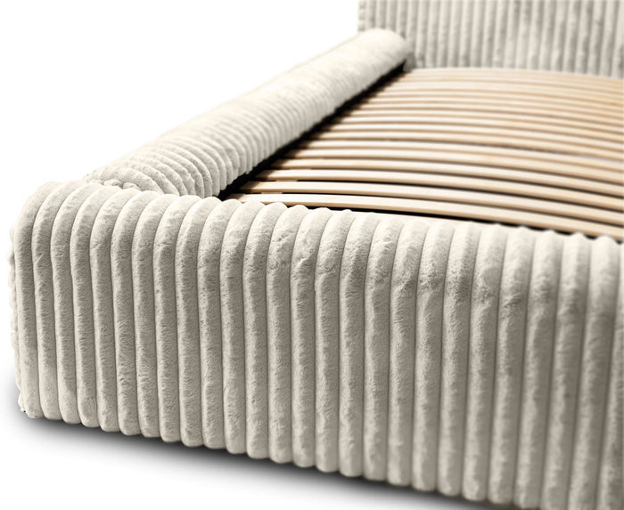 Trae Mobler Hana 180 x 200 cm Gestoffeerd Bed Creme