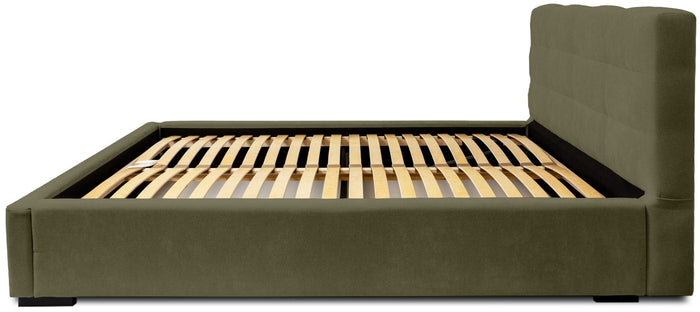 Trae Mobler Faro 180 x 200 cm Gestoffeerd Bed Bosgroen