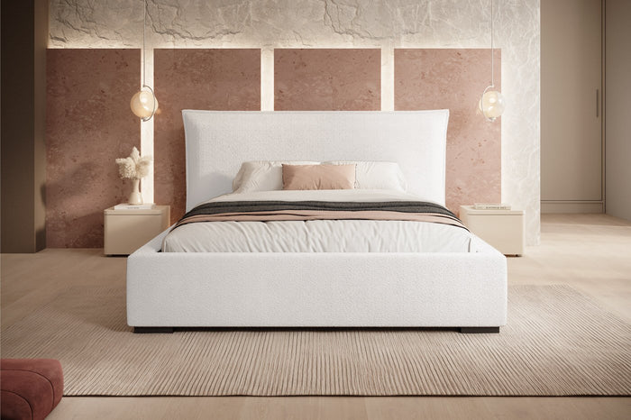 Trae Mobler Nevada 160 x 200 cm Bed Naturel Bouclé