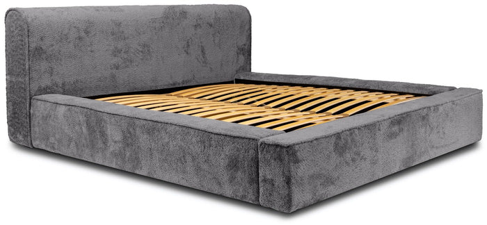 Trae Mobler Fatima 160 x 200 cm Gestoffeerd Bed Tingrijs