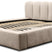 Trae Mobler Dallas 140 x 200 cm Gestoffeerd Bed Beige