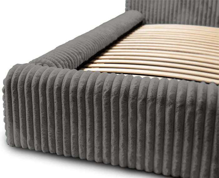 Trae Mobler Hana 160 x 200 cm Gestoffeerd Bed Grijs