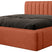 Trae Mobler Amira 180 x 200 cm Gestoffeerd Bed Baksteenrood