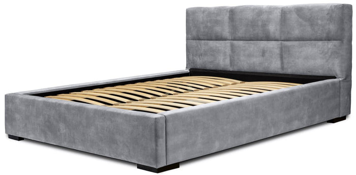 Trae Mobler Porto 180 x 200 cm Gestoffeerd Bed Asgrijs