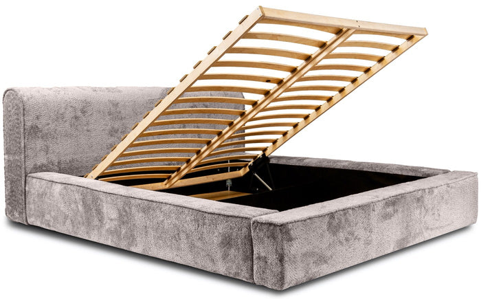 Trae Mobler Fatima 180 x 200 cm Gestoffeerd Bed Taupe