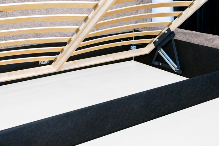 Trae Mobler Fatima 180 x 200 cm Gestoffeerd Bed Taupe