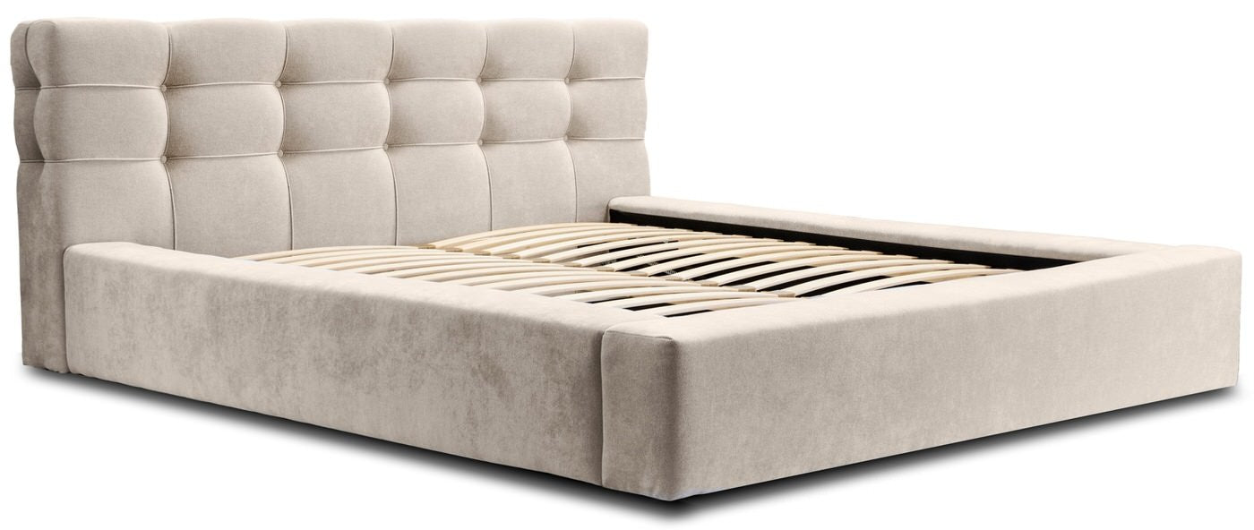 Trae Mobler Grace 180 x 200 cm Gestoffeerd Bed Beige