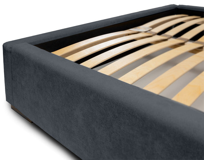 Trae Mobler Faro 180 x 200 cm Gestoffeerd Bed Donkerblauw