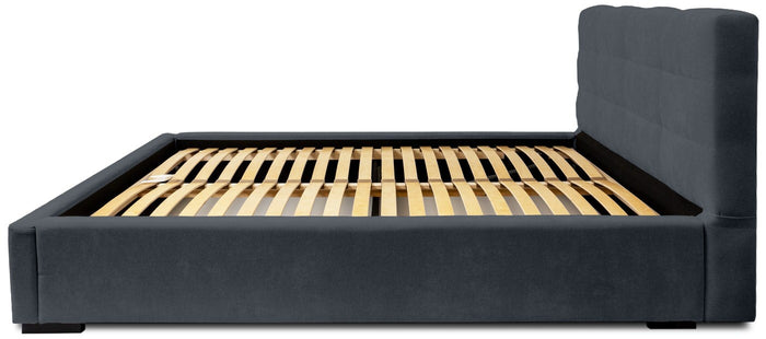 Trae Mobler Faro 180 x 200 cm Gestoffeerd Bed Donkerblauw