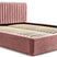 Trae Mobler Vegas 140 x 200 cm Gestoffeerd Bed Stoffig Roze
