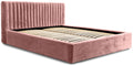 Trae Mobler Vegas 140 x 200 cm Gestoffeerd Bed Stoffig Roze