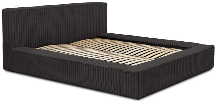 Trae Mobler Melody 180 x 200 cm Gestoffeerd Bed Donkergrijs