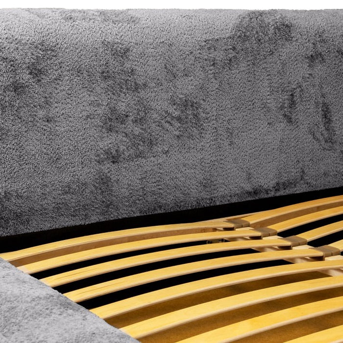 Trae Mobler Fatima 180 x 200 cm Gestoffeerd Bed Tingrijs