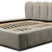 Trae Mobler Dallas 180 x 200 cm Gestoffeerd Bed Taupe