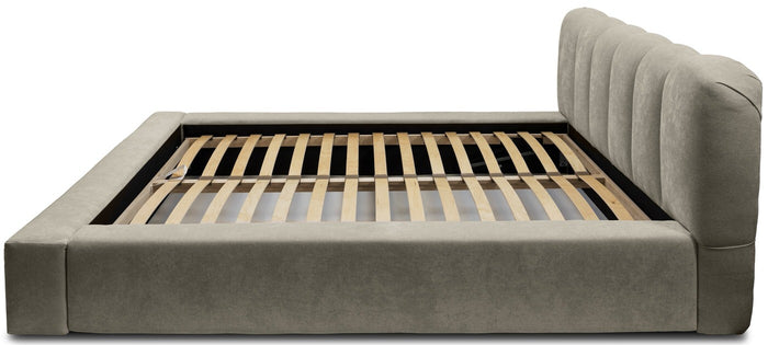 Trae Mobler Dallas 180 x 200 cm Gestoffeerd Bed Taupe