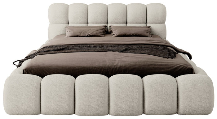 Trae Mobler Boston 160 x 200 cm Gestoffeerd Bed Beige