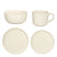 Mica Decorations Ozzu Serviesset 4 Persoons - Steengoed - Off-white