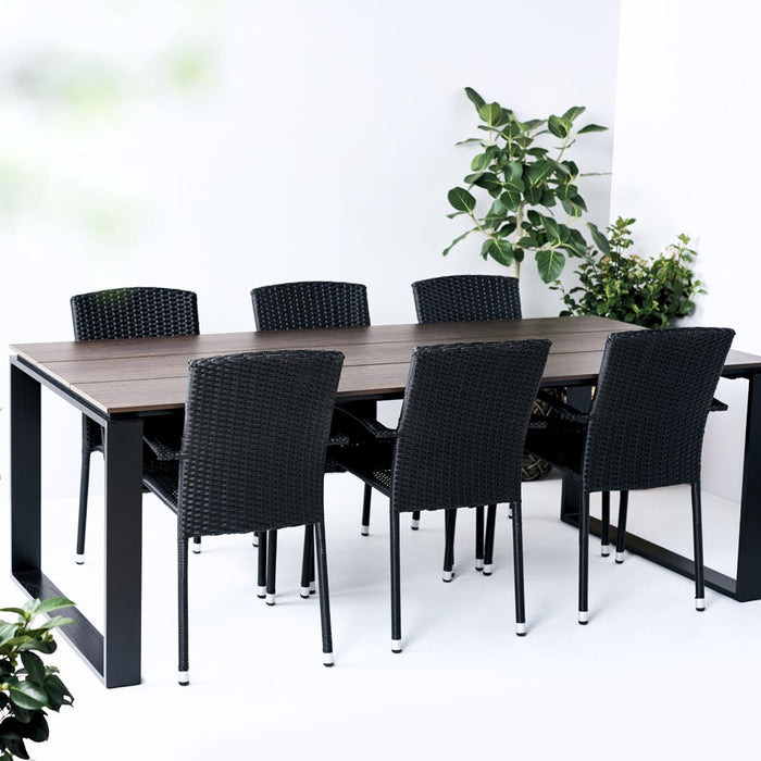 Lisomme Joris tuintafel bruin - 210 x 100 cm