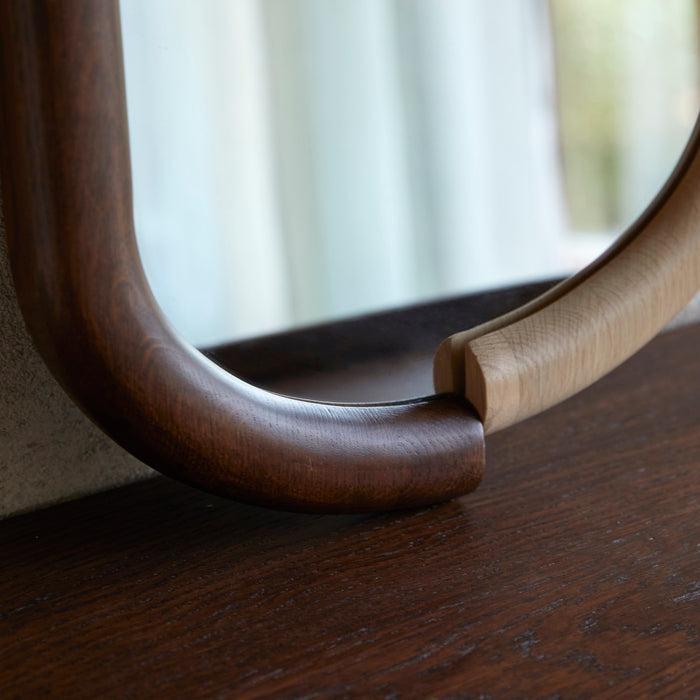 Tikamoon - Massief eiken spiegel 40x72,5 cm Opéra