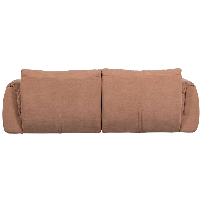 WOOOD Baggy 2-Zits Bank - Geweven Chenille - Oud Roze - 81x228x102