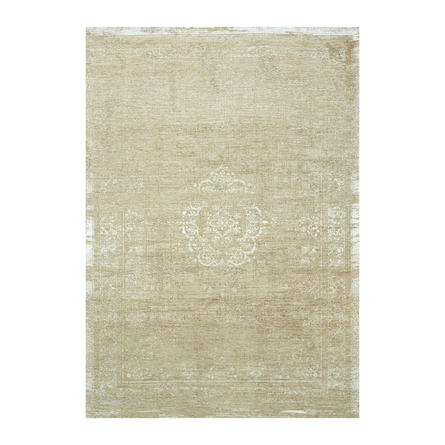Louis de Poortere Medallion Fading World Vloerkleed 240 x 340 cm - Milk Curry