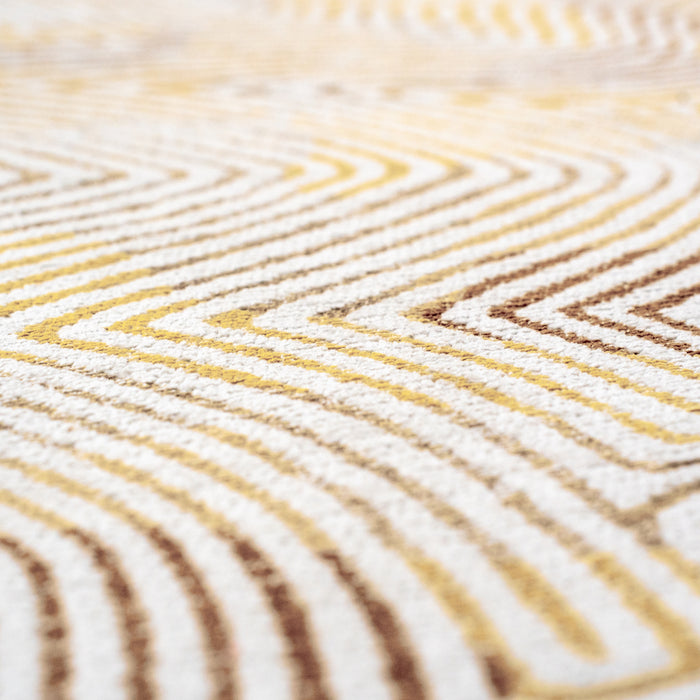 Louis de Poortere Coral Meditation Vloerkleed 80 x 150 cm - Yellow Hippy