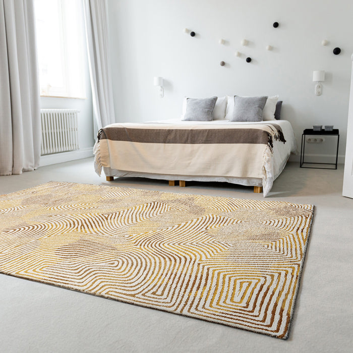 Louis de Poortere Coral Meditation Vloerkleed 200 x 280 cm - Yellow Hippy