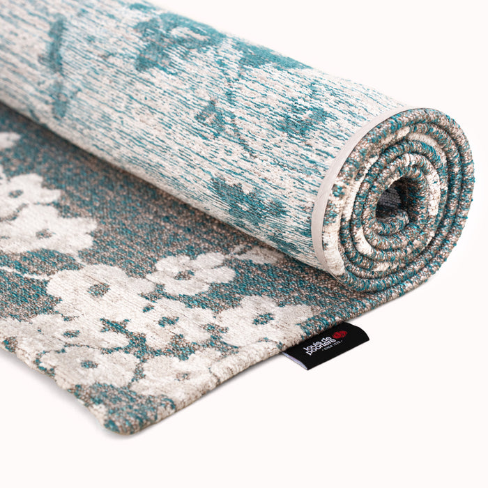 Louis de Poortere Sakura Vloerkleed 80 x 150 cm - Lake Blue