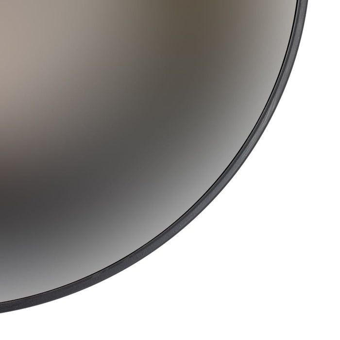 Vtw Living - Wandspiegel - Rond - Zwarte Rand - Metaal - 40 cm