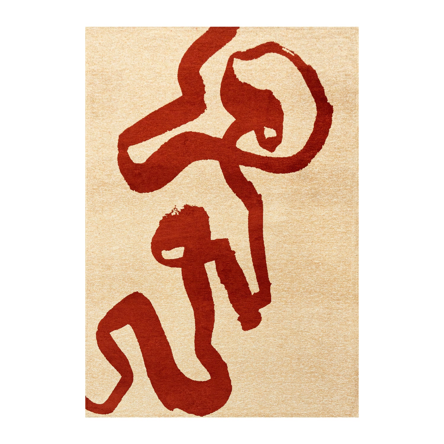 Louis de Poortere Ribbon Vloerkleed 280 x 390 cm - Red