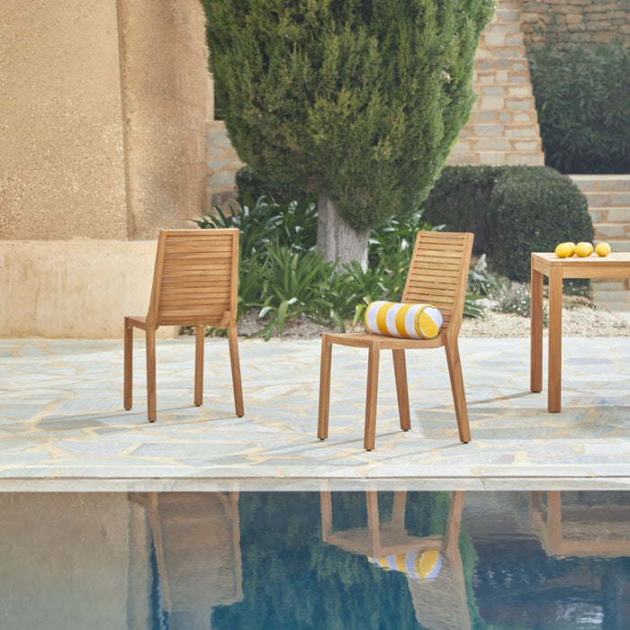 Tikamoon - Teo - Massief teakhouten tuinstoel