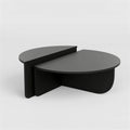 Giga Meubel - Salontafel Zwart Hout - 90x90x35cm - Podium