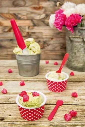 Zak!Designs Dotty Ijsbak met Lepel Ø 8 cm Set van 2 Stuks