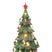 J-Line decoratie Kerstboom Ornamenten - polyresin - mix - small - LED lichtjes