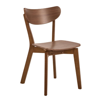 by fonQ basic Crow Eetkamerstoel - Walnootbruin