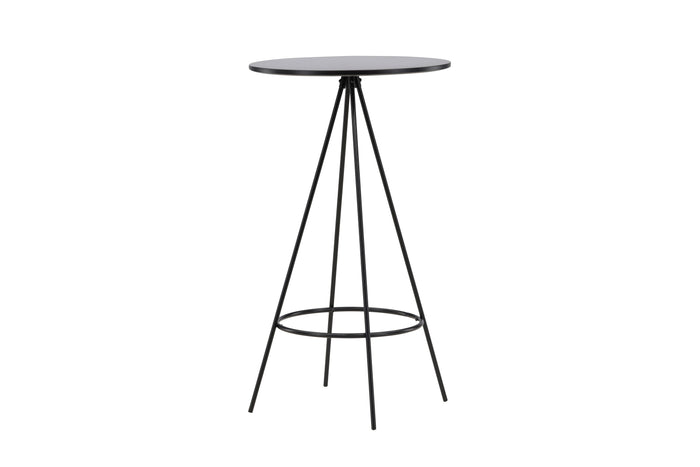 Rebellenclub Vantaa Bartafel Rond ø60cm - Zwart fineer
