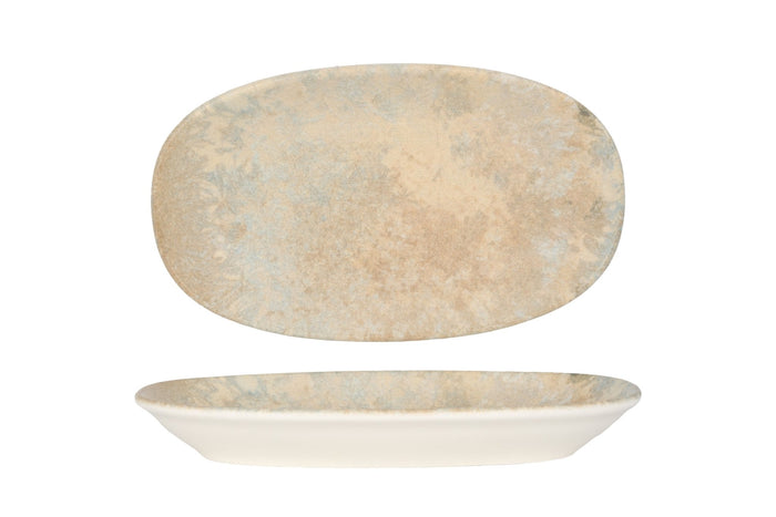 Bonna Serveerschaal - Luz - Porselein - 24x14 cm - set van 2