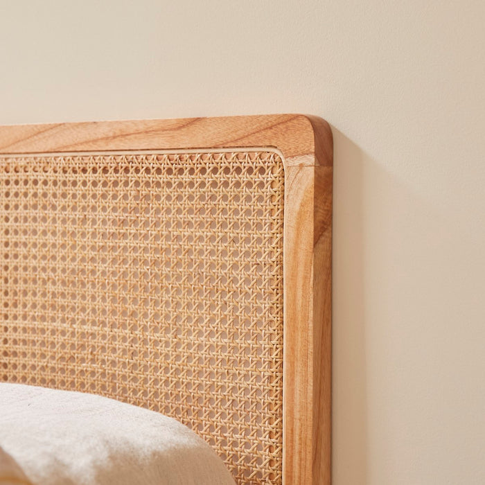 Tikamoon - Adèle - Hoofdbord met gevlochten riet 90 cm