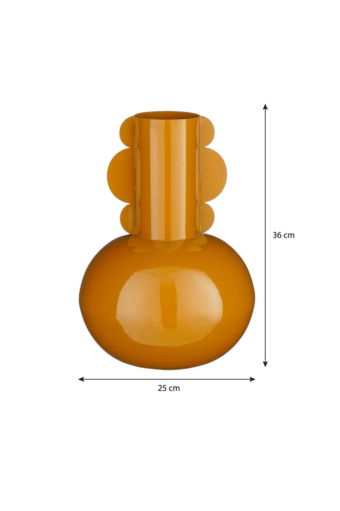 Mica Decorations Boyd Vaas - H36 x Ø25 cm - Bruin