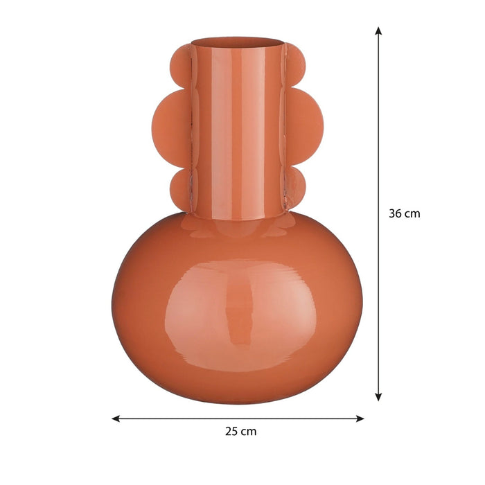 Mica Decorations Boyd Vaas - H36 x Ø25 cm - Terra