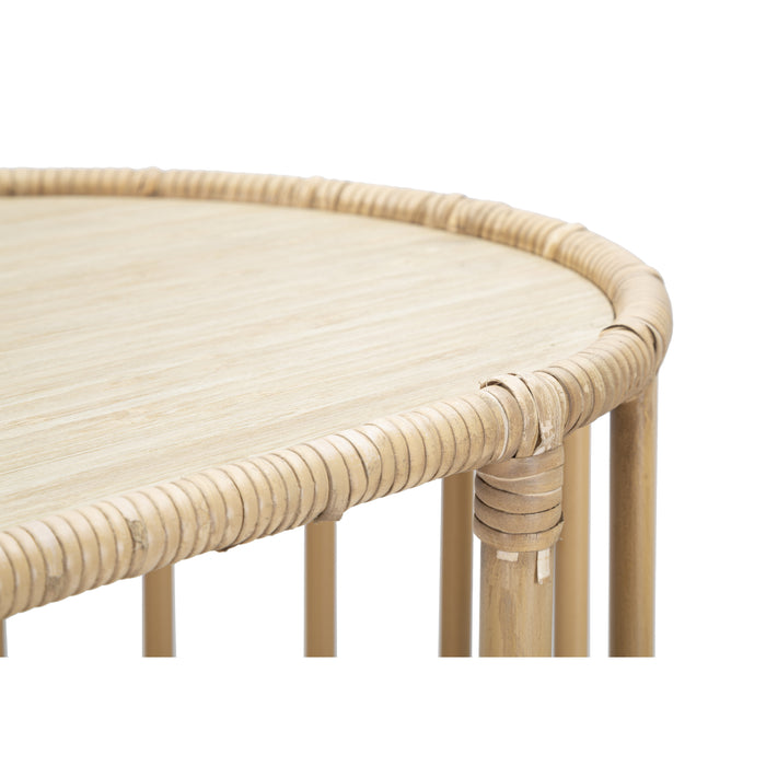 Mauro Ferretti Panama Console met 3 planken in bruin metaal