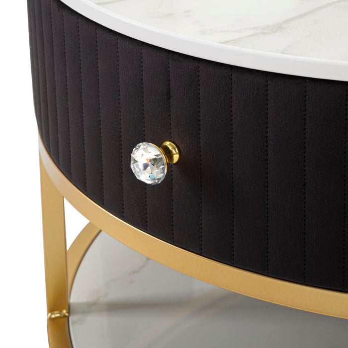 Mauro Ferretti Montpellier Salontafel in metaal stof hout