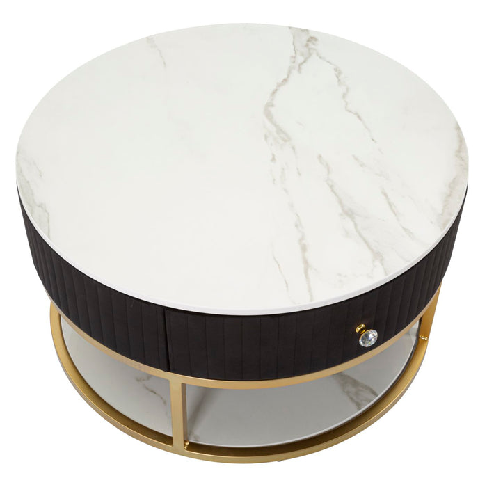 Mauro Ferretti Montpellier Salontafel in metaal stof hout