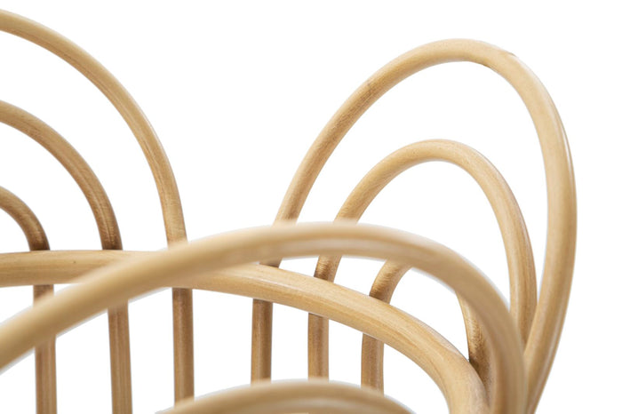 Mauro Ferretti Panama Ronde vaashouder in bruin metaal