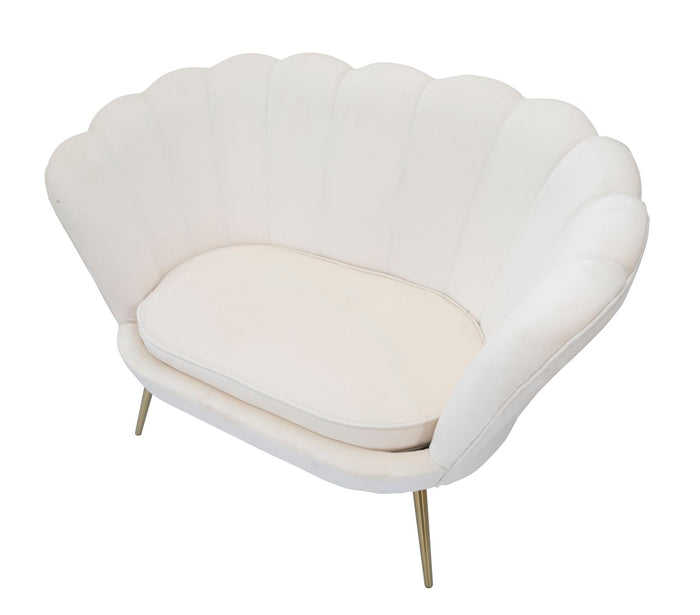 Mauro Ferretti Vienna 2-zitsbank  in beige stof